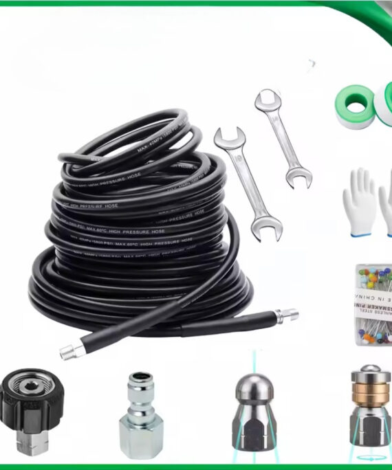 Drain cleaning jetting kit