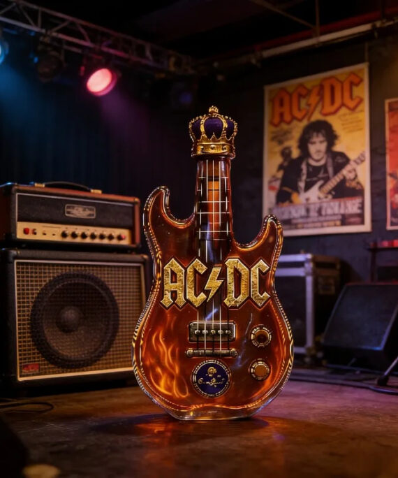 AC/DC-gitaar-whiskykaraf (350 ml)