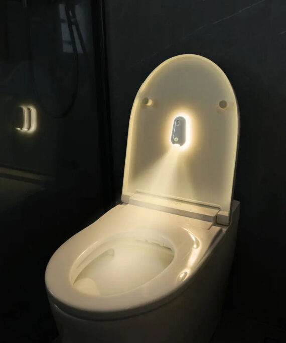 2-in-1 sensorlamp voor het toilet