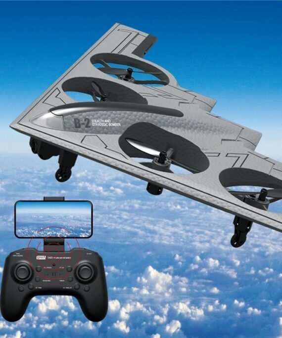 Fjernstyrt jagerfly med stealth-bombefly