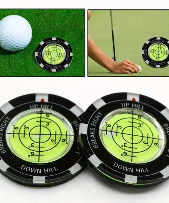 Nøyaktig nivåmåler for golfgreen og ballmarkører (3 stk.)