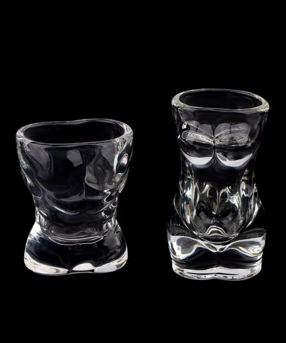 Glassbeger i kroppsform