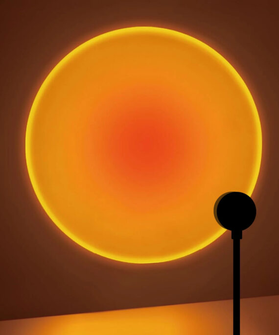 Lampe for solnedgangsprojeksjon