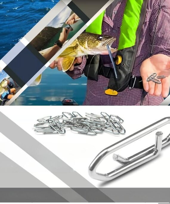 Fiskeklämma med hög hållfasthet (100 st)