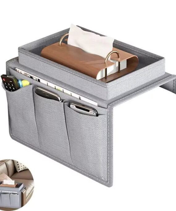 Arrangör för armstöd i soffa