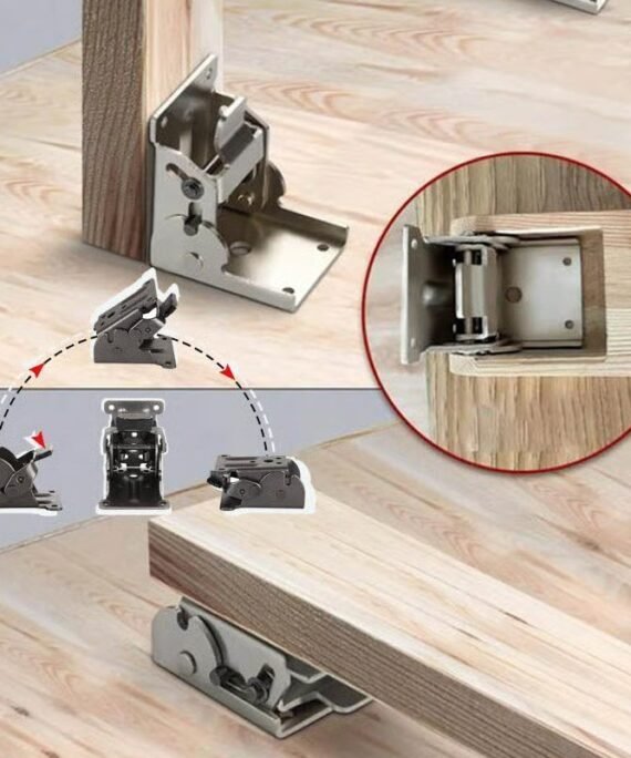 Fällbart gångjärnsfäste