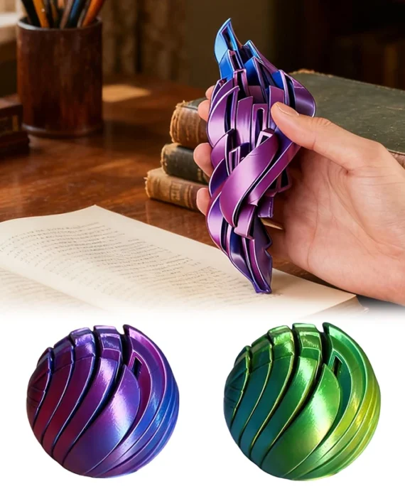 Stressavlastande slime-boll