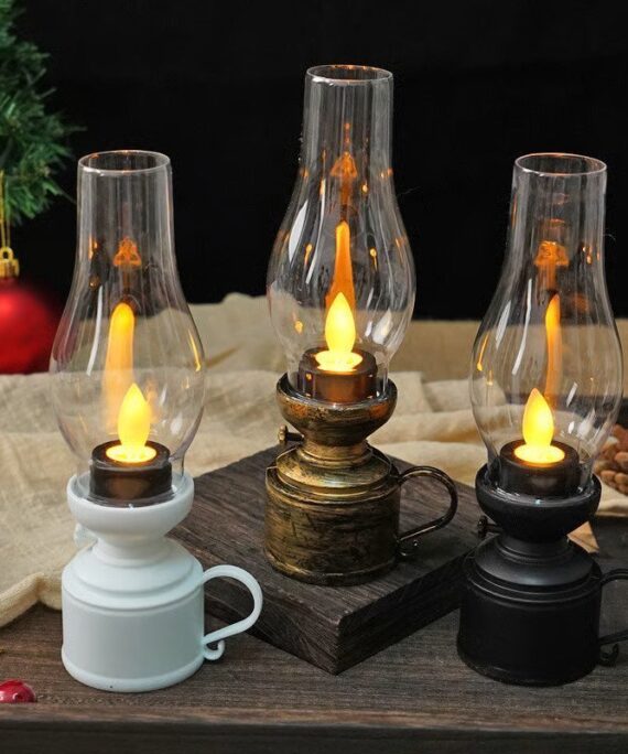 LED-oljelampa i vintagestil
