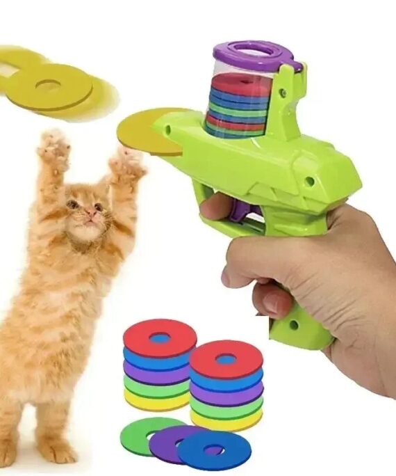 Leksak i form av en vapenavfyrare för husdjur