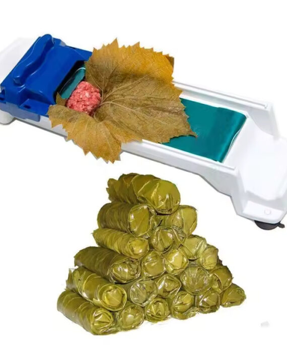 Manuell maskin för att rulla in grönsaker och kött i blad