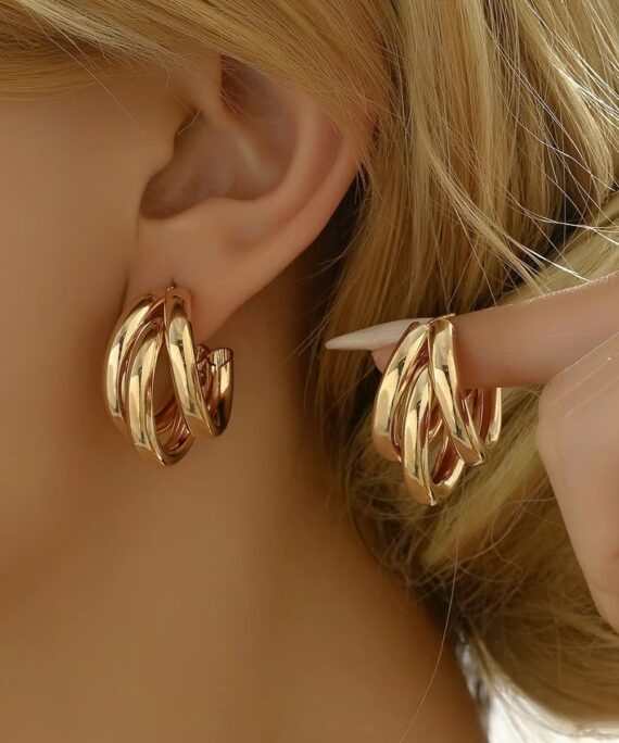 Stora ringörhängen