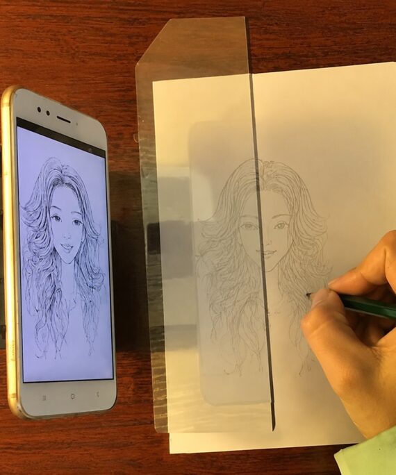 Verktyg för optisk projektionsritning