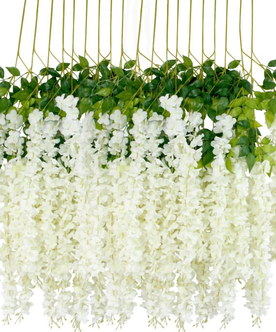 Wisteria vine artificial flowers