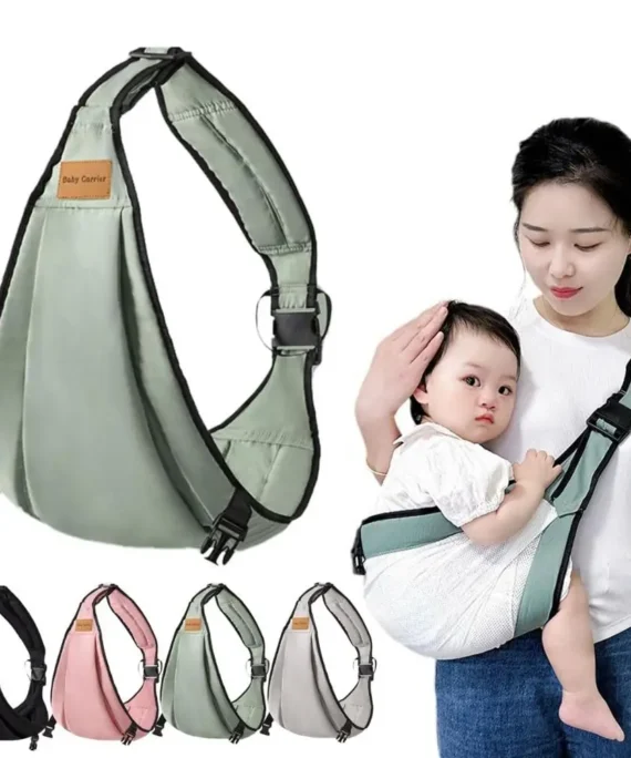 Portable baby hip seat carrier