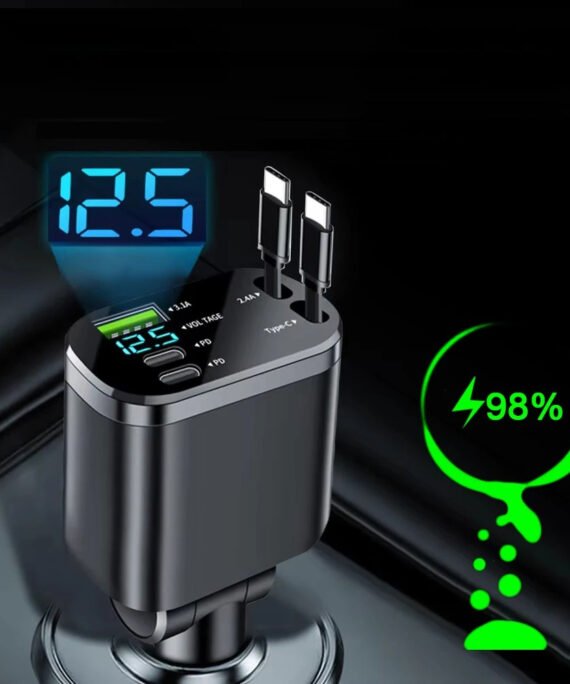 2-in-1 car charger and bluetooth player