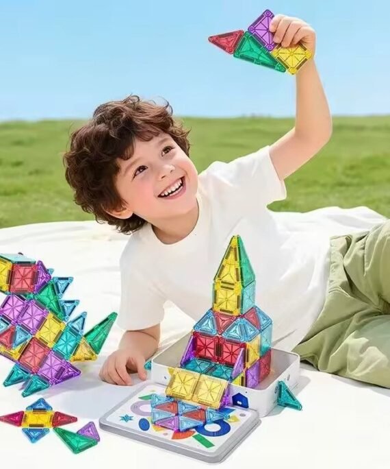 Mini magnetic tiles set