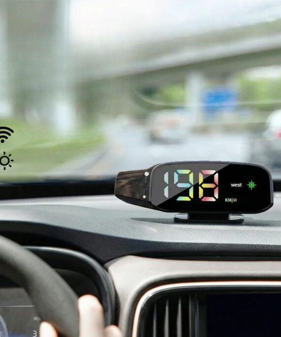 Solar HUD speedometer