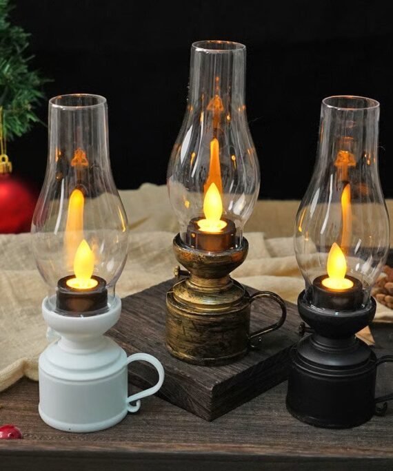 LED vintage oil lamp