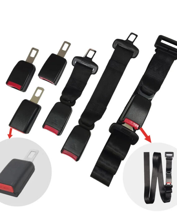 Car seat belt extension clips