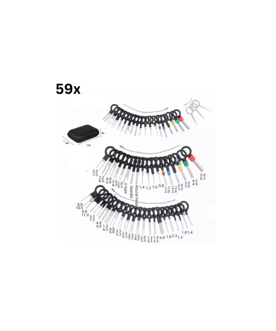Universal car terminal removal kit (59 pcs)