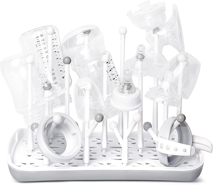 Baby bottle drying rack