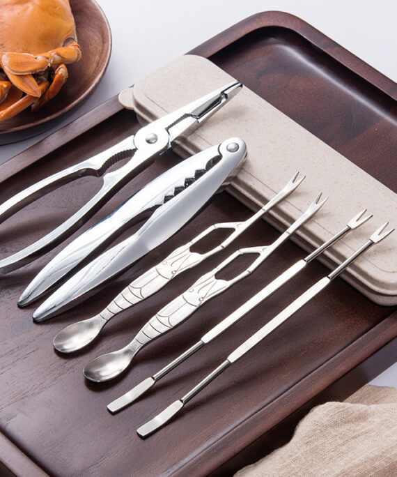 Stainless steel crab eating tools (6 pcs)