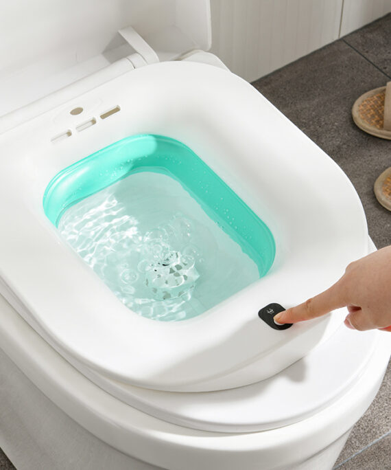Electric folding sitz bath