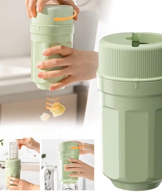Automatic rotating ice tray