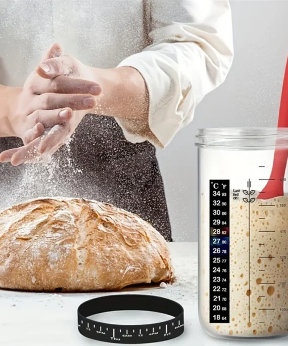 Bread fermentation glass