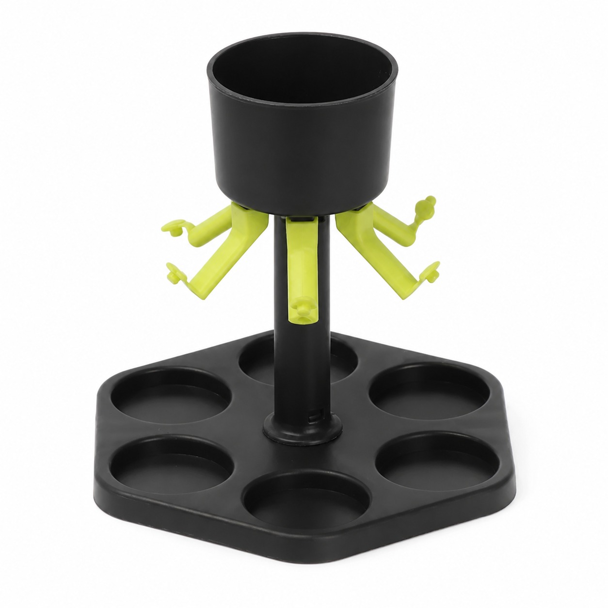Six-shot drink dispenser