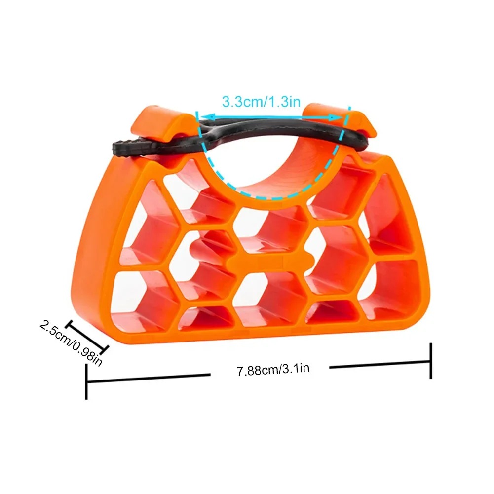 Bike handlebar stabilizer dimensions and grip opening