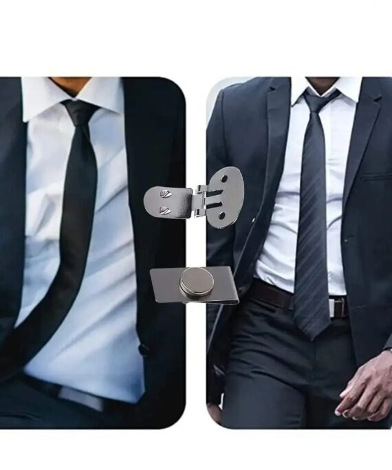 Magnetic invisible tie clip (3 pairs)