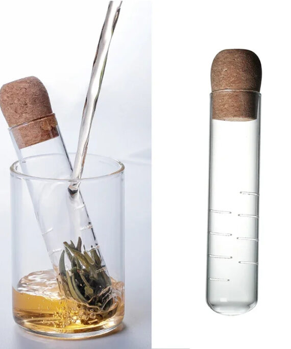 Glass tube tea infuser
