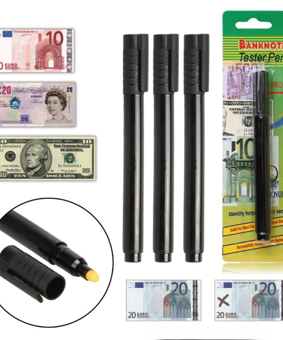 Portable money checker pen (3 pcs)