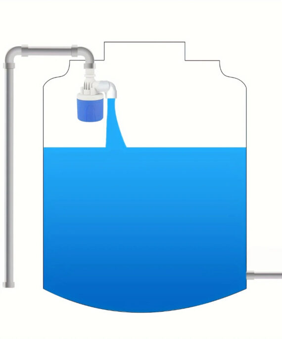 Automatic shut-off mini float valve