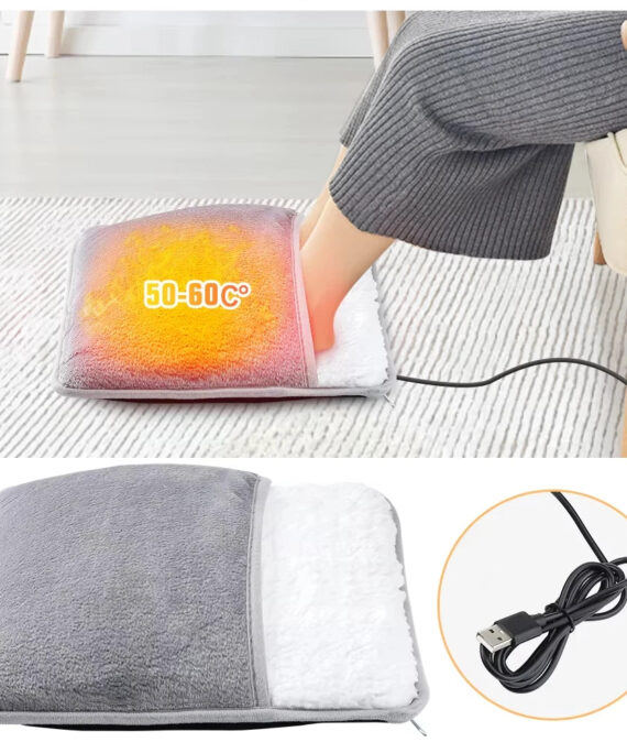 Electric foot heating pad