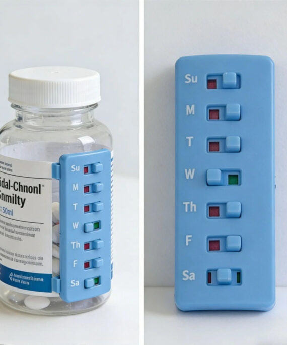 Reusable medication reminder (4 pcs)