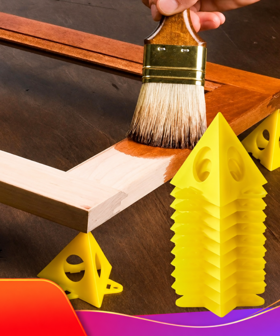 Pyramid painting stands (10 pcs)