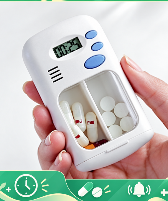Mini portable pill reminder