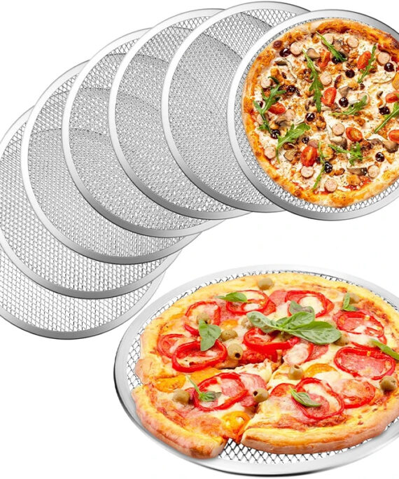 Non-stick pizza mesh tray