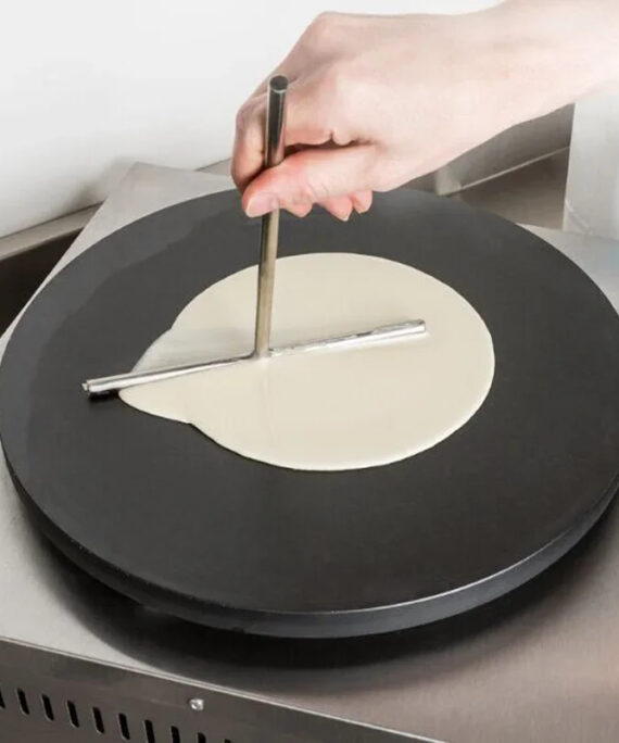Stainless steel crepe spreader