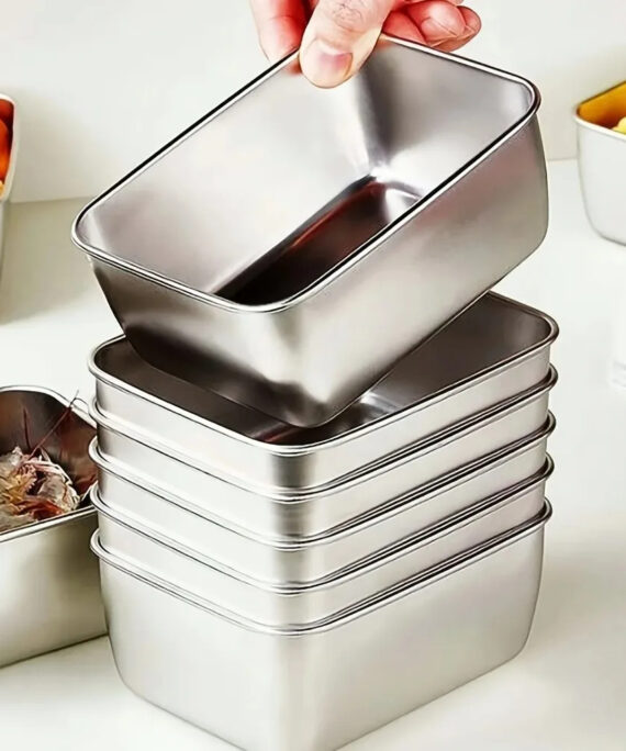 Stainless steel food containers