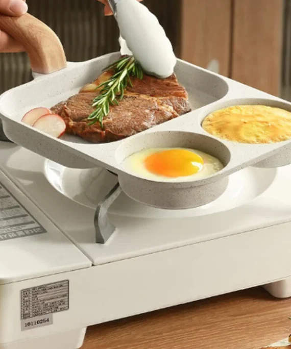 3-in-1 non-stick frying pan