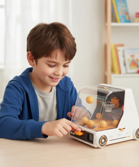 Mini desktop basketball game