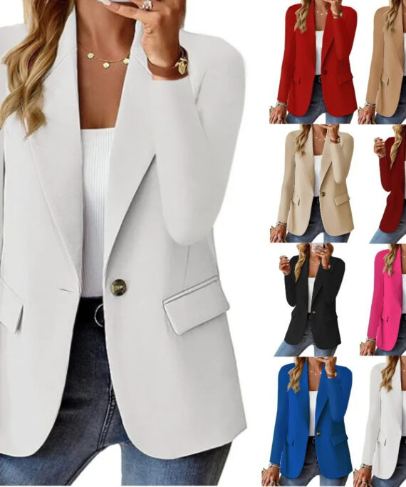 Oversized button suit coat