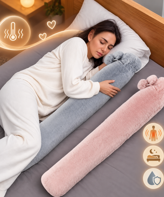 Extra-long hot water bottle