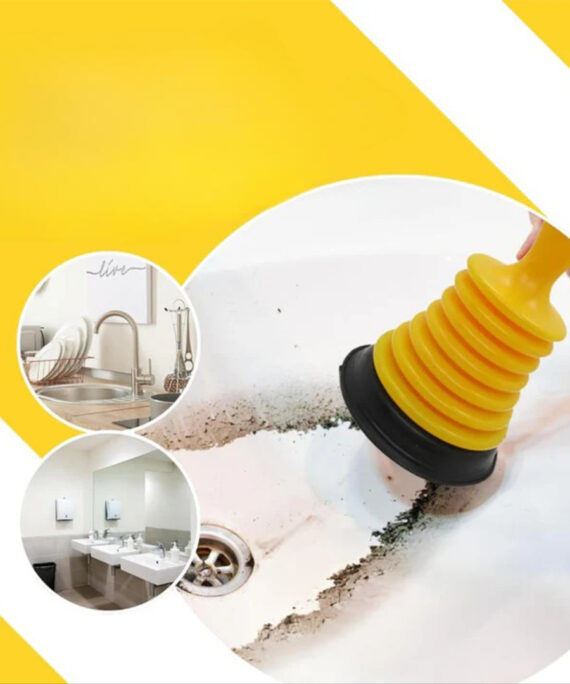 Mini drain plunger