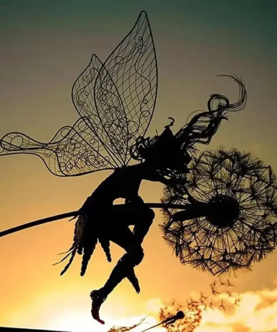 Fairy garden sculpture