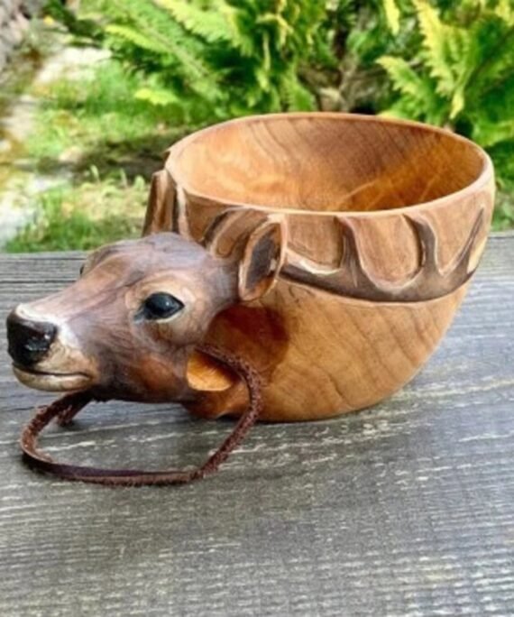 Wooden mug
