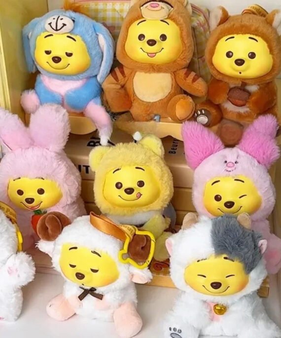 Winnie the Pooh collection plush keychain